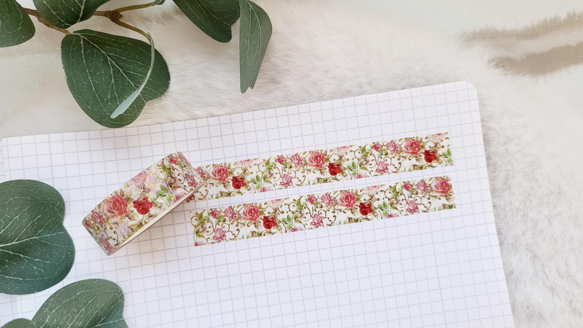 Washi Tape Roses